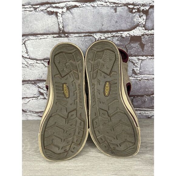 KEEN Coronado Vulcanized Taupe Canvas Fabric Fisherman Sandals Women 8M US/38.5 - Picture 14 of 16